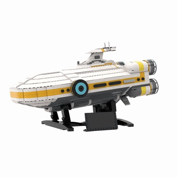 MOC-193498 The Aurora Model Building Blocks Long Range Capital Ship MOC Bricks Toys Collection Gift Kit 2167pcs