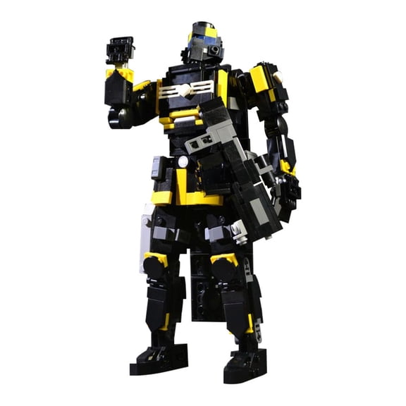 MOC-202950 B-01 Tactical Armor DIY Model Building Blocks Set Game MOC Bricks Toys Collection Gift 609pcs