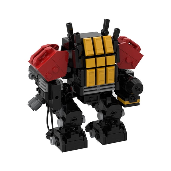 MOC-206763 Mechanical Giant Beast Mech Building Blocks Set  369 PCS Helldivers 2 Building Blocks, Compatible with Major Building Bricks