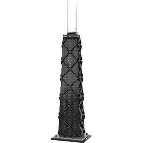 MOC-213080 John Hancock Center Modular Building Blocks Set Skyscraper MOC Assembly Bricks Toys 1:800 Model 2191pcs