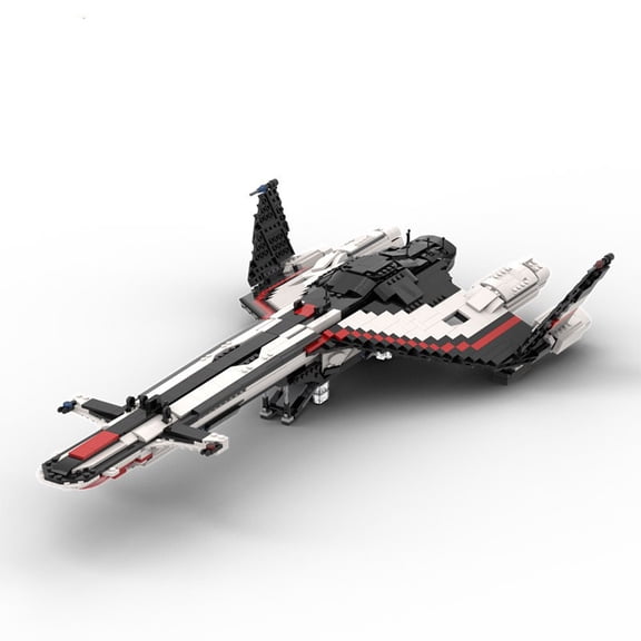 MOC-21579 Mass Effect Andromeda Tempest Building Blocks Set 1566-Piece Interstellar Starship Model, Sci-Fi Collectible for Adults & Gamers, Compatible with Major Brick Brands