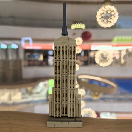 MOC-24423 Nano Empire-State Building Blocks Set 89-Piece Miniature NYC Skyscraper Model Gift Kit