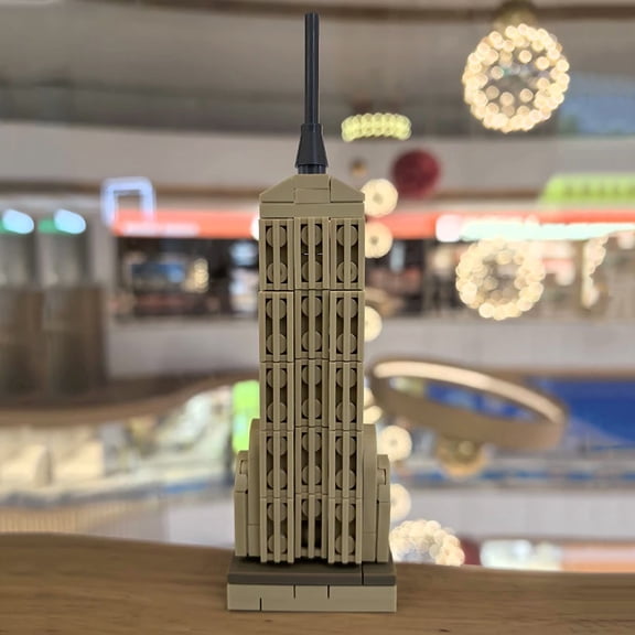 MOC-24423 Nano Empire-State Building Blocks Set 89-Piece Miniature NYC Skyscraper Model Gift Kit