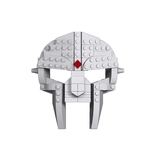 MOC-255404 Metal Mask Model Building Blocks Set MOC Bricks Toys,Lego Compatible, Gift for Adults & Kids,101 Pcs