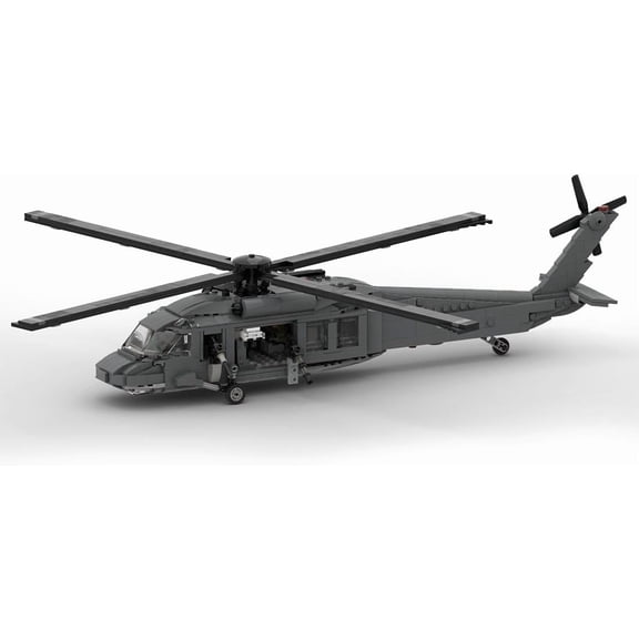 MOC-29506 DIY Model Building Blocks Set for UH-60 Black Hawk Helicopter, Military Aircraft Assembly Bricks Toy Kit, Collectible Gift 810PCS