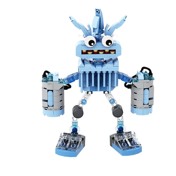 MOC 313PCS Frosty Ice Monster Building Blocks Toy, 21cm Collectible Model, Compatible with Small Bricks