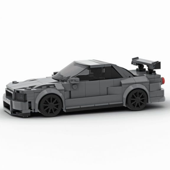 MOC 318PCS Sports Car Racing Small Particle Assembly Building Blocks Creative Garage Construction Toy Boy Gift Model