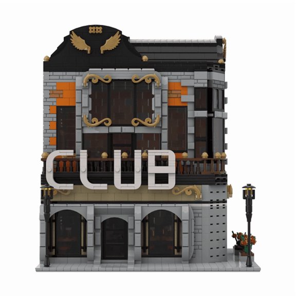 MOC-35552 Modular CLUB Building Blocks Set Assembly MOC Bricks Toys Collection Gift 3699pcs