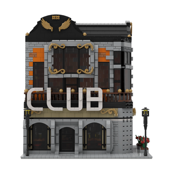 MOC-35552 Modular CLUB Building Blocks Set Assembly MOC Bricks Toys Collection Gift 3699pcs
