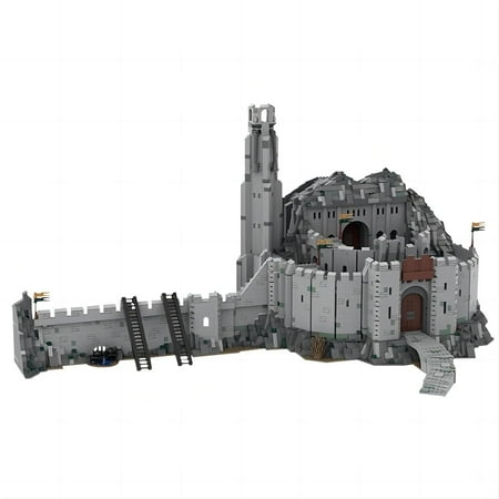 MOC-41261 Helm's Deep, UCS scale Building Blocks Medieval Castle Bricks Toys 6189pcs