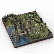 MOC-45950 Western Magical Castle Epic Detailed Build Modular Building Blocks Set DIY MOC Bricks Toys Collection Gift 11726pcs