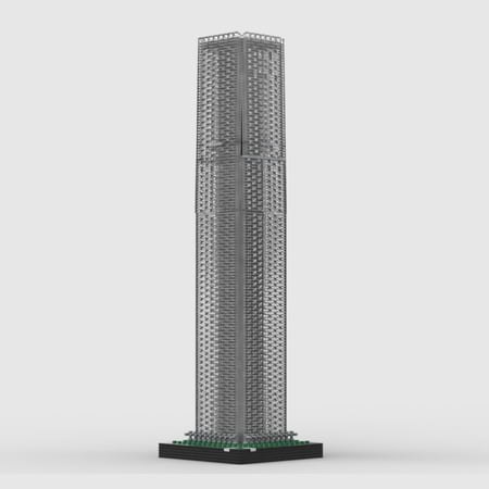 MOC-52512 Gran Torre Santiago Modular Building Blocks Set Skyscraper MOC Bricks Toys 1:650 2715pcs