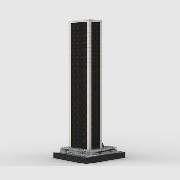 MOC-54101 Sun Hung Kai Centre Modular Building Blocks Set Skyscraper MOC Bricks Toys 1650 Model 757pcs