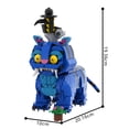 thumbnail image 1 of MOC 588PCS  Blue Tiger Crow Building Blocks, Creative DIY Bricks Model Toy for Kids & Adults, 1 of 5