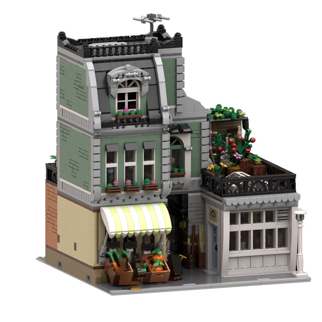 Modular Gift Pack MOC-59472 Carpenter's Shop Modular Building Blocks MOC Bricks Toys Set ...