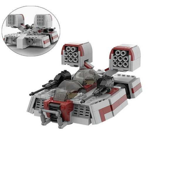 MOC-59836 AAC-1 Speeder Tank DIY Model Building Blocks Set Video Game MOC Bricks Toy Gift