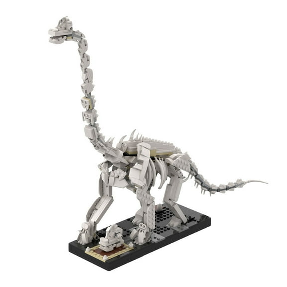 MOC-60925 Giraffatitan Brancai Skeleton Building Blocks Set Dinosaur Fossils Alternative Build MOC Bricks Toys Collection Gift Kit