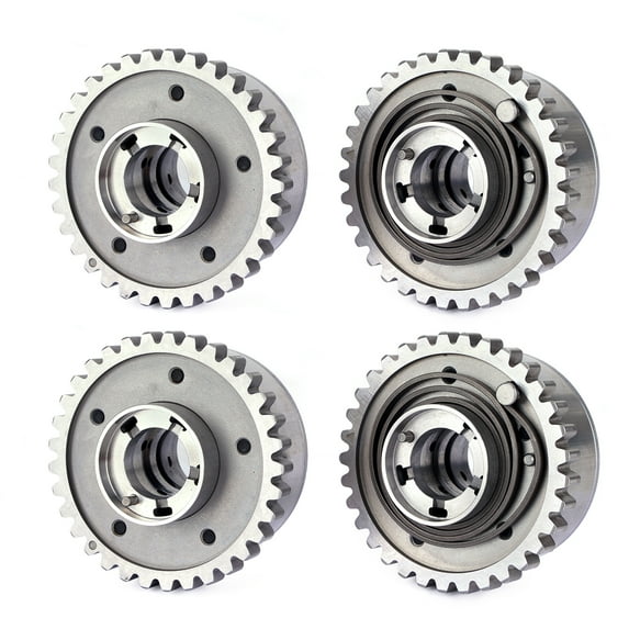 MOC AUTOPARTS 4x Intake & Exhaust Variable Valve Timing (VVT) Sprocket Fit for 2011-2020 Dodge Charger Challenger 3.6L & 2012-2017 Jeep Wrangler 3.6L & 2014-2020 Ram Promaster 1500 2500 3500 3.6L