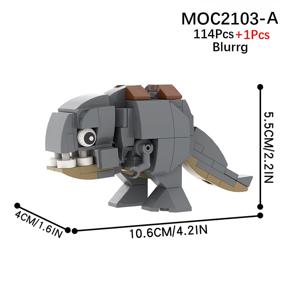MOC Alien Droid Robot Space War Animal Sci-Fi Movie Figure Building ...