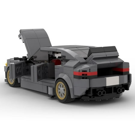 MOC BMW M5 CS V2 Gray Racing Car – 384pcs Building Blocks Speed Series Set, Creative Bricks Toy for After-School Programs & Holiday Gifts
