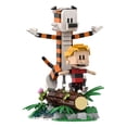 thumbnail image 1 of MOC Calvin and Hobbes Building Blocks Set – Iconic Comic Strip Characters, Jumping Tiger Scene, Major-Compatible Collectible Toy, 1 of 5