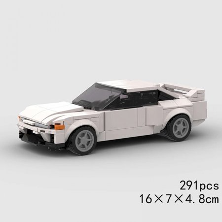 MOC Car M3 M4 GTR RX-7 S13 Classical Speed Champions Super Race F1 Vehicle Model Building Block Racing Rally Toy City Technical