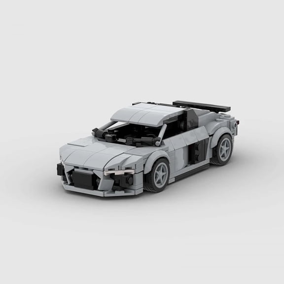 MOC Car Technical Speed Champions Super Race Vehicle Building Block Racing Brick Christmas Thanksgiving Day Gift City