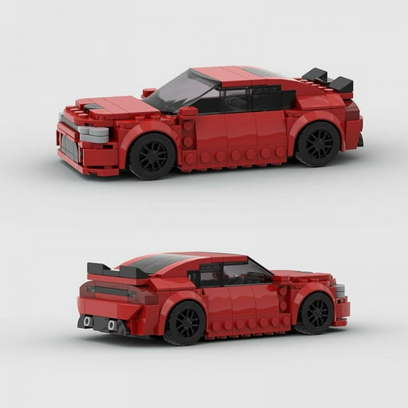 MOC Charger Famous Supercar Technical Speed Champions Race Car Building Blocks Vehicles Educational Bricks Toy Boys Gifts Kid