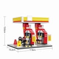 thumbnail image 1 of MOC City Retail Station Gas Station Car Wash Series Building Block Model Convenience Store Bricks Toys for Children DIY Gifts, 1 of 9