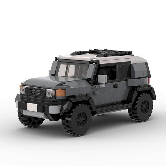 MOC FJ Cruiser V2 Off-Road Adventure Building Kit (566 Pcs) 8-Grid Speed Series, All-Terrain SUV Model for Festival Surprises, Daily Play Scenarios and Dynamic Shelf Display for Family Builders