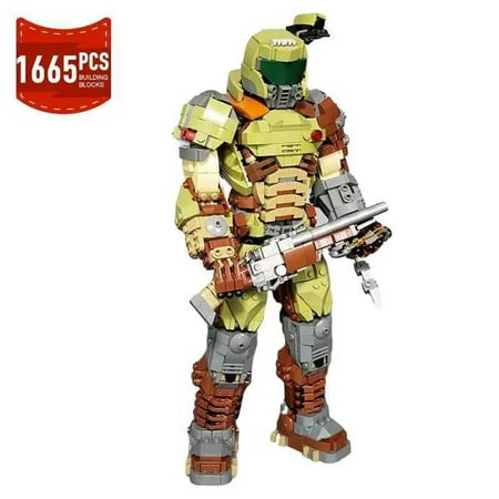 MOC Game Mech Warrior Building Block Set Robot Model Assembly Brick DIY Gift Toy 1665pcs