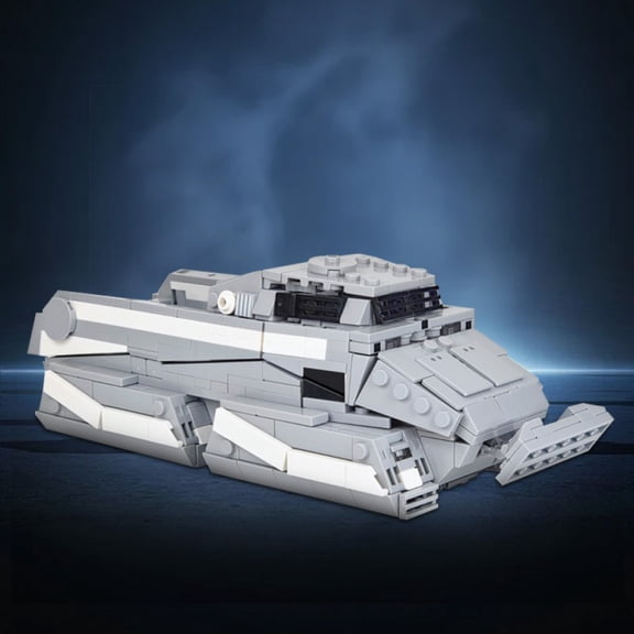 MOC Imperial Armored Troop Transport Building Blocks Set  Sci-Fi Military Vehicle Model, Collectible for Fans, Compatible with Major Brick Brands