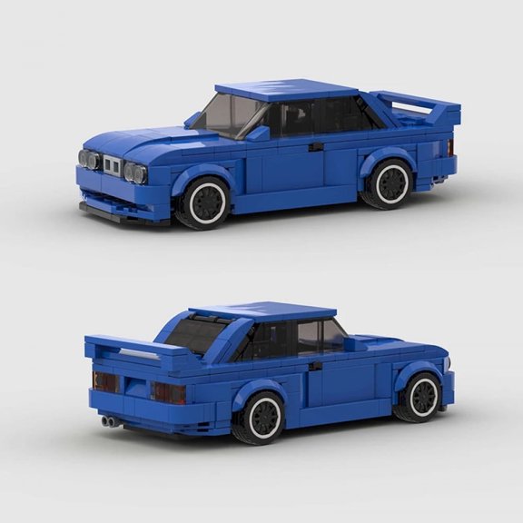 MOC M3 DTM Speed Champions Garage Racers Cars Sports Bricks Building Model Blocks Toy For Kids City Vehicle Super Run Parking