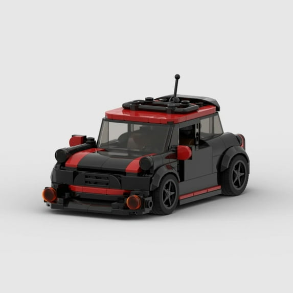 MOC MINI JCW racing Speed Champion Racer Building Blocks Brick Creative Garage Toys for Boys Gifts