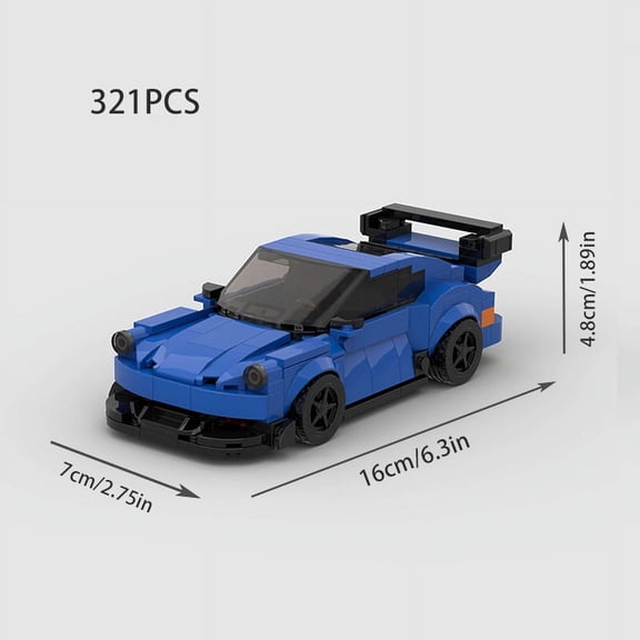 MOC MK4 Supra Speed Champions Racing Car Sports RS6 RX-7 Building Blocks Famous Racers City Vehicle Technique Bricks Toys Boys