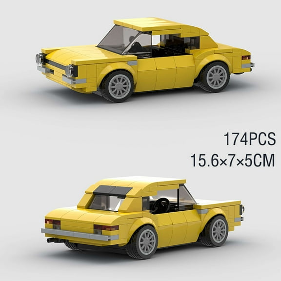 MOC MK4 Supra Speed Champions Racing Car Sports RS6 RX-7 Building Blocks Famous Racers City Vehicle Technique Bricks Toys Boys