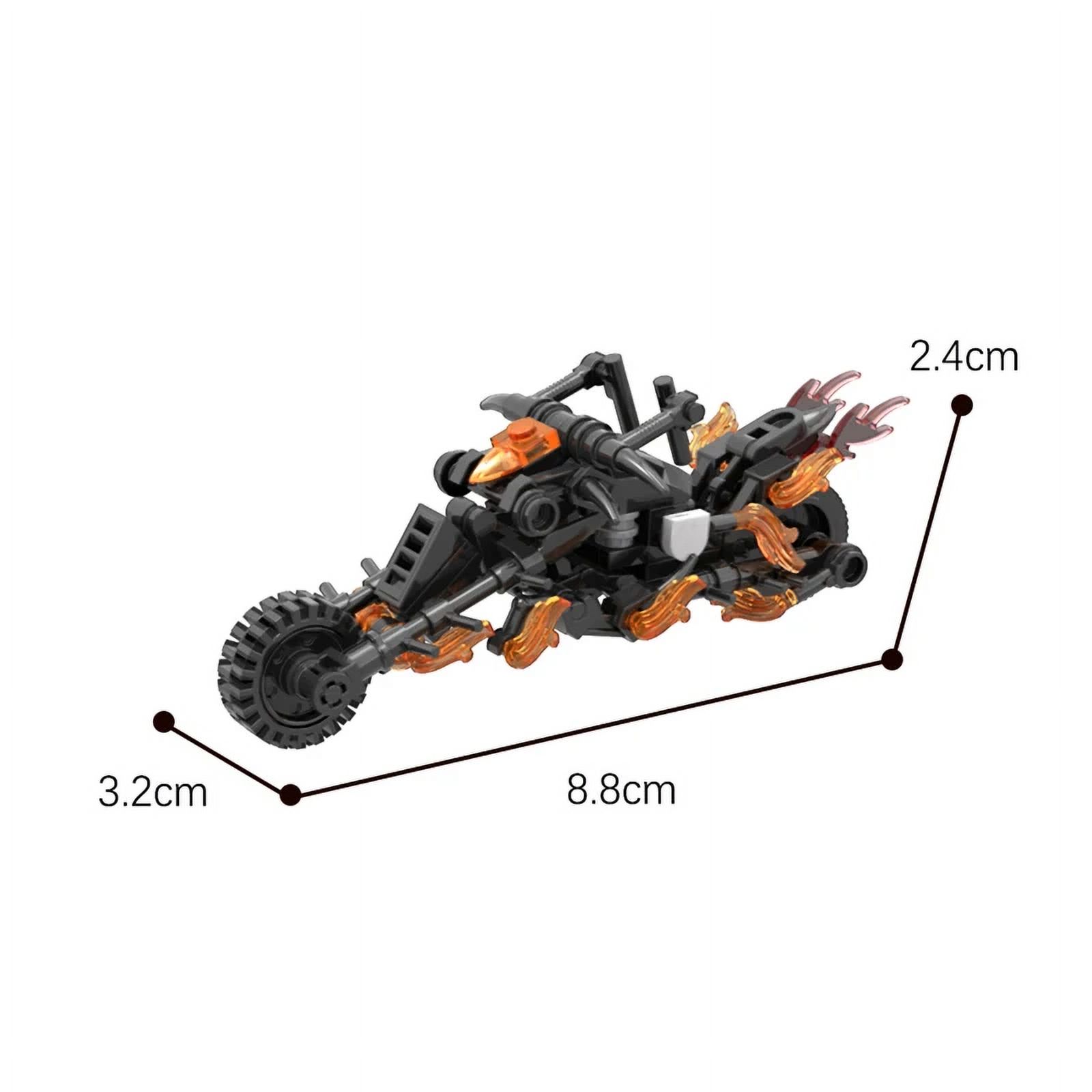 MOC Magic Sidecars Ghost Motorbike Ghosted-Riders Motorcycle Building ...