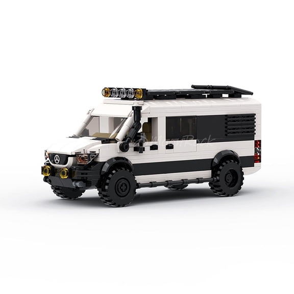 MOC Mercedes-Benz Sprinter Van 576pcs Speed Series Building Blocks Set, Creative DIY Bricks Toy for Home Decor Fans & Collector Display