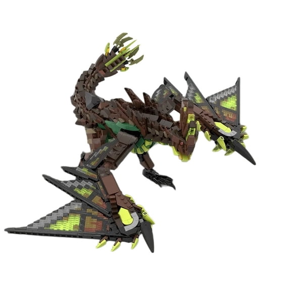 MOC Monster Hunters Astalos Building Blocks Set Collectible Model Bricks Toys Gift 1714pcs