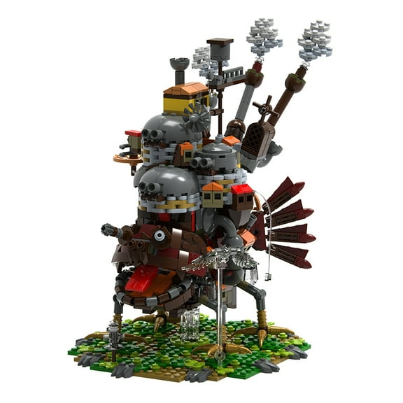 MOC New Classical Mobile Castle Building Blocks Set For Howled-Movinged Animated House Bricks Model Toy Children Birthday Gifts