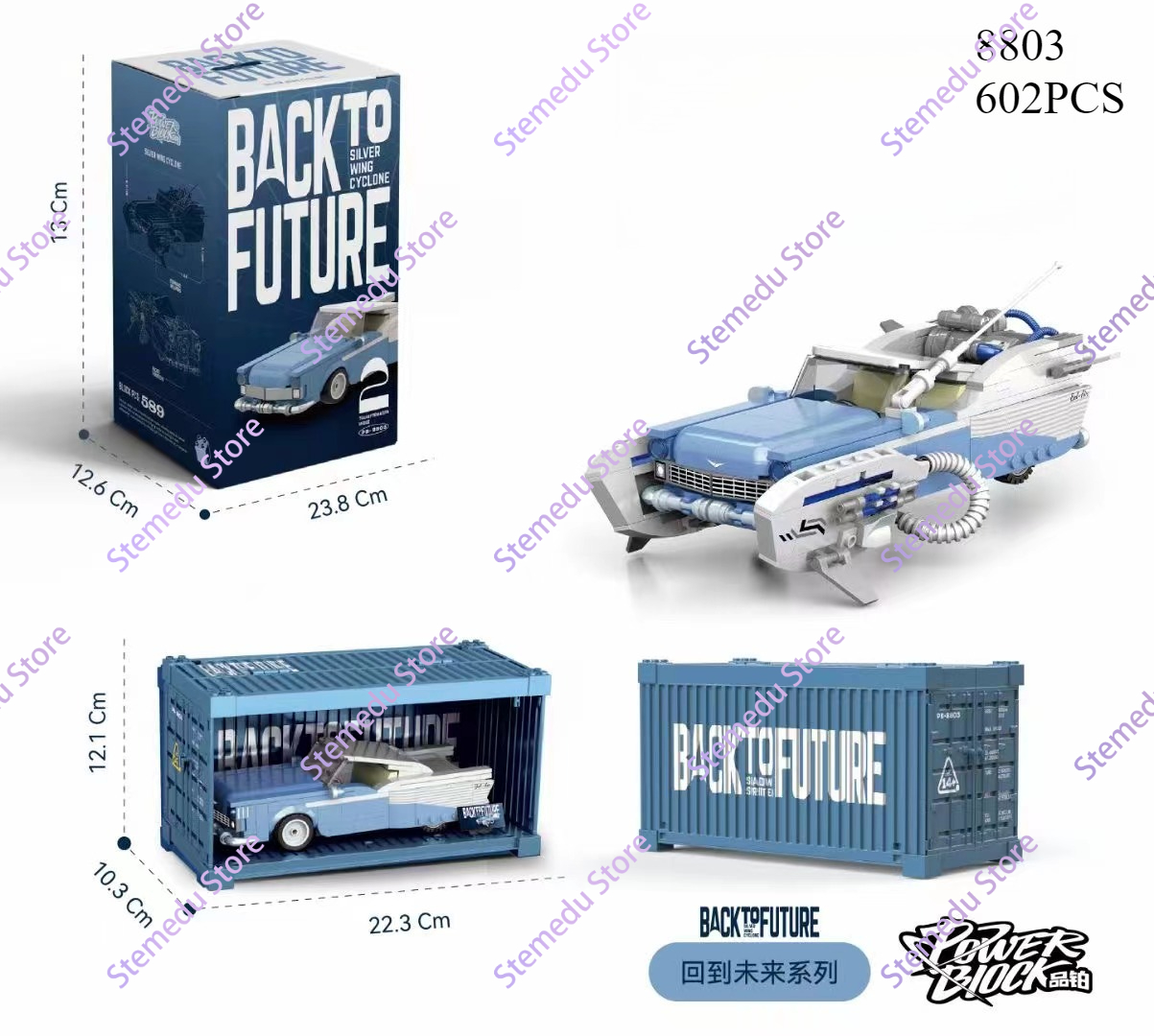 MOC PB8801-8849 Technical Speed Champion MX5 Racing Car Model Camper ...