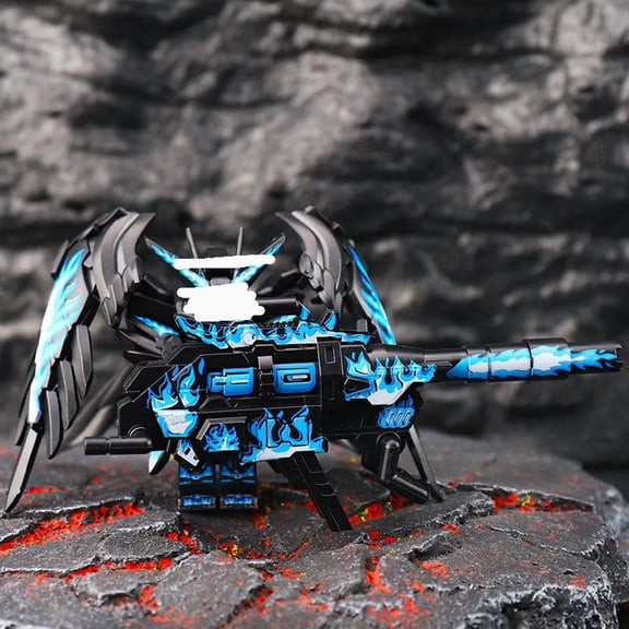 MOC Qualcomm Speed Mecha Wing, Kabi Zaguni Fini Zero Assembling Building Blocks Minifigure