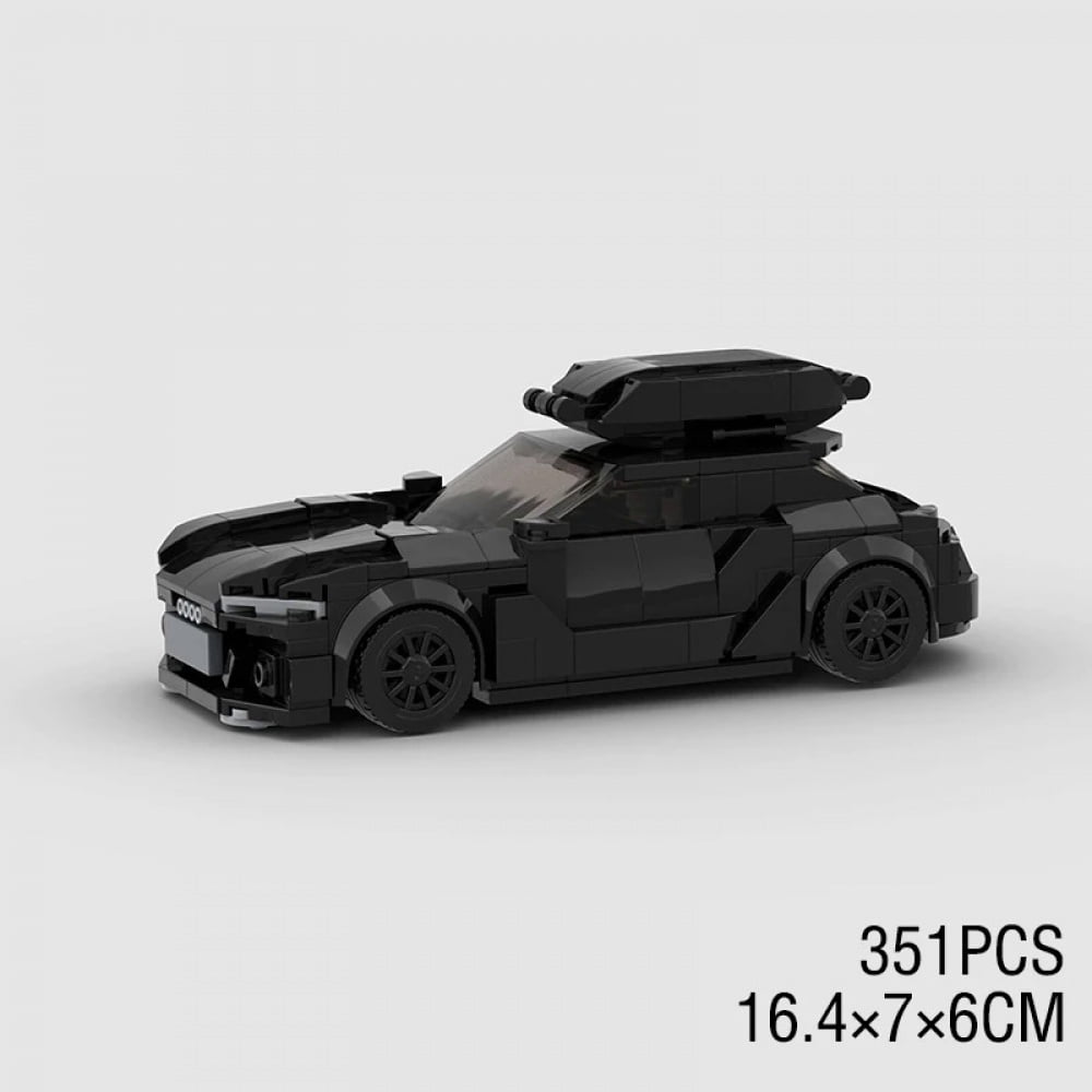 MOC RS6 City Racing Car Speed Champions Sports Building Blocks Bricks ...