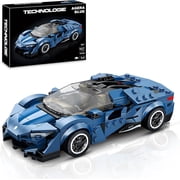 MOC Racing Sports Car Building Blocks Set, Technique and Engineering Super Vehicle Building Kits,Cool Simulation Supercar Model Gifts for Car Lovers 327 Pieces