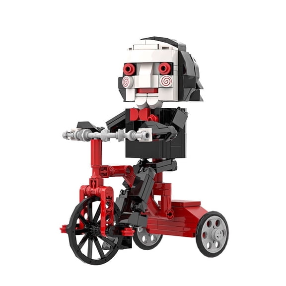MOC Saw Puppet Billy Building Blocks Set - Compatible with Bricks, Horror Movie Character Collectible,  Building Toy for Kids & Adults
