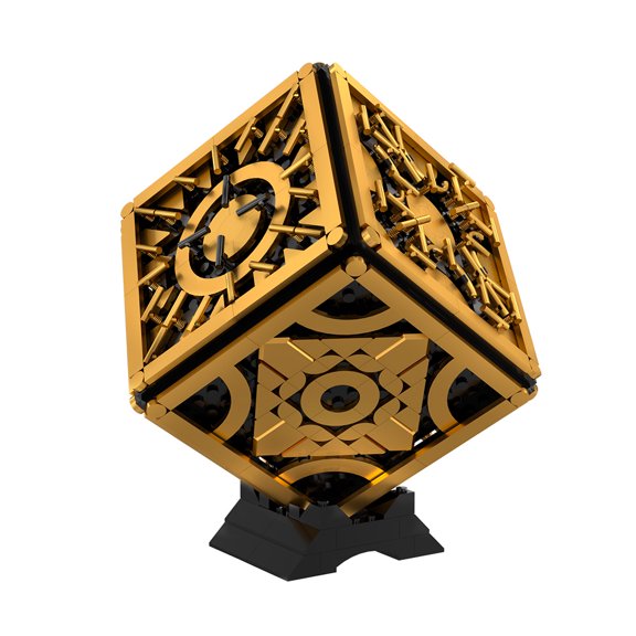 MOC-Series Mysterious Geometric Cube Model Building Blocks Set Retro Art Decor MOC Bricks Toys 791pcs