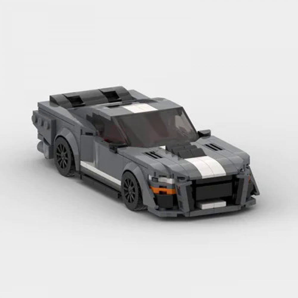 MOC Shelby GT500 476pcs racing Speed Champion Racer Building Blocks ...