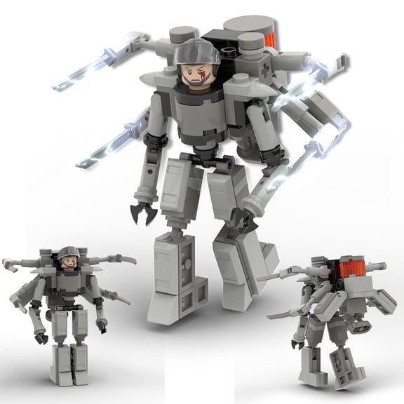 MOC Skibidi Toilet Building Blocks Titan Monitorman Spider VS TV Man Figures Construction Toys DIY Model for Kids Christmas