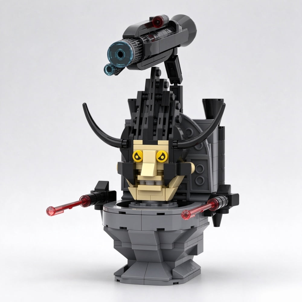 Pallets Moc MOC Skibidi Toilet Emperor Building Block Set, Skibidi Toilet MOC ...