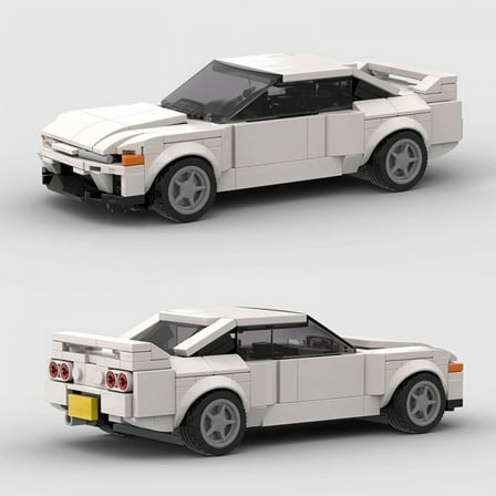 MOC Skyline R32 Speed City Car Champion Racer Classic Supercar Building Blocks Brick Racing Supercar DIY Set Vehicle Kids Toys